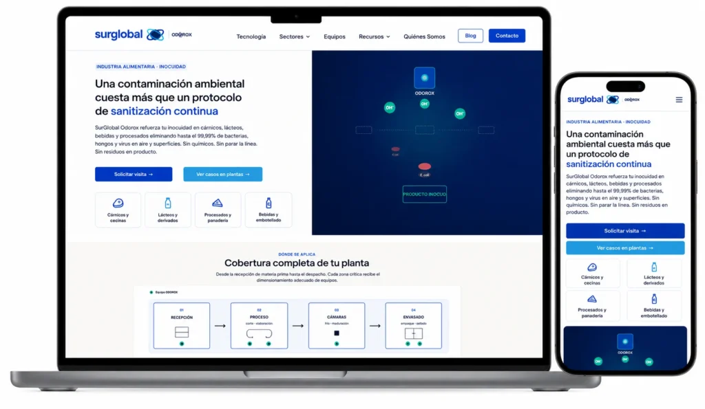 SurGlobal Odorox inicia una nueva etapa: nueva identidad, nueva plataforma digital y una visión más amplia para la ingeniería ambiental en Latinoamérica