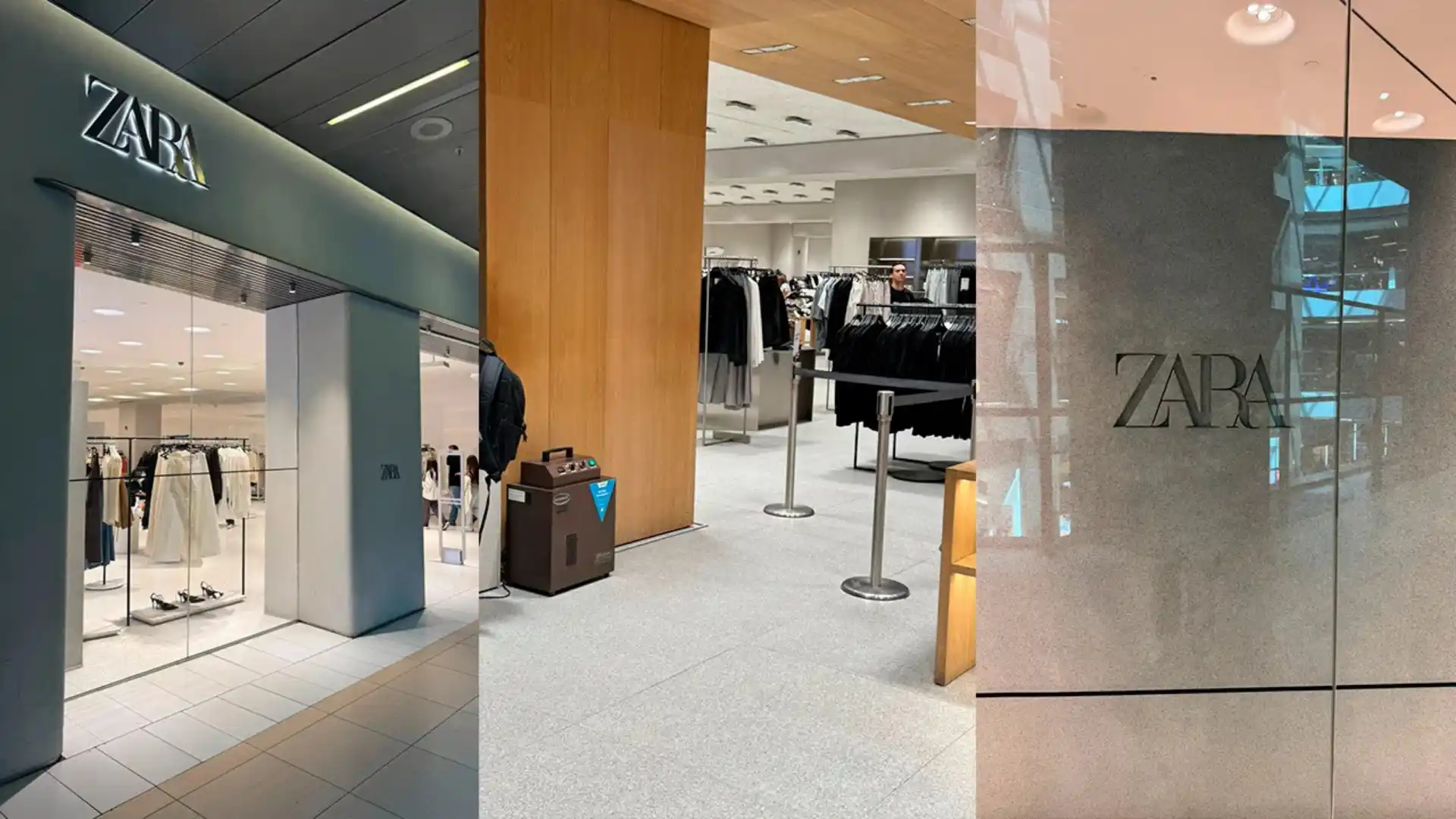 Purificador portátil Odorox neutralizando olores en tienda Zara